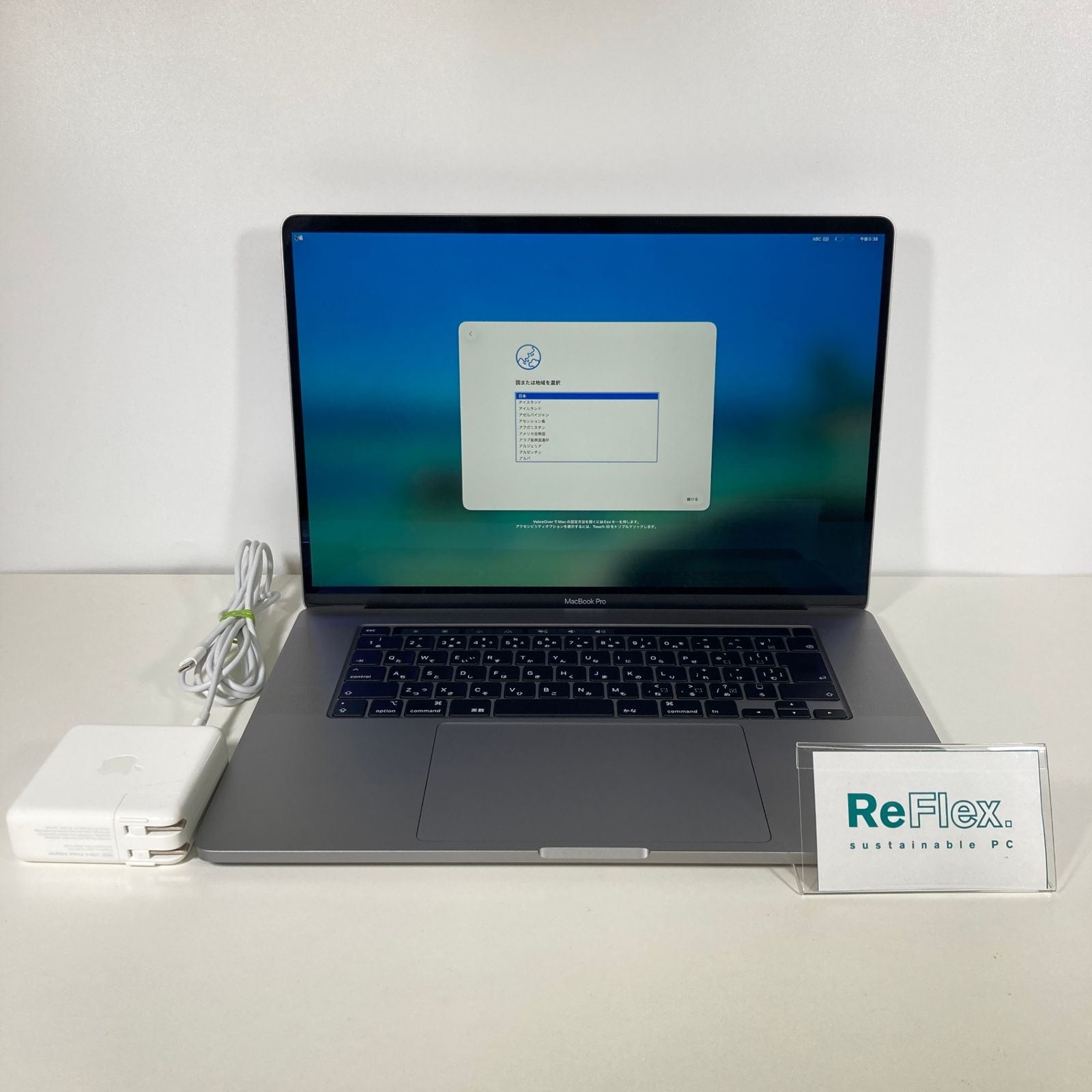 【バッテリー82%・中古】Apple MacBook Pro (16-inch, 2019) /Corei9-9880H CPU@2.30GHz/16GB/SSD1TB/macOS Tahoe