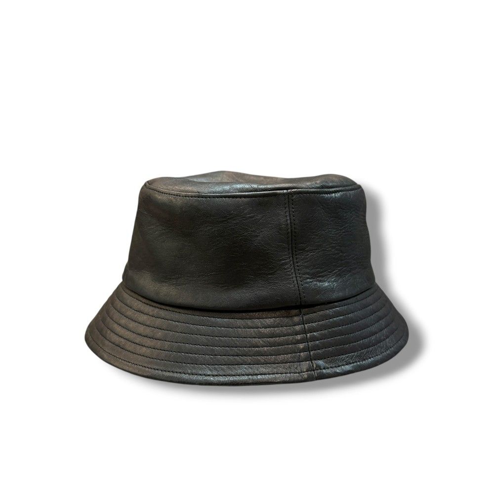 KIJIMA TAKAYUKI DEER LEATHER BUCKET HAT 2サイズ ブラック