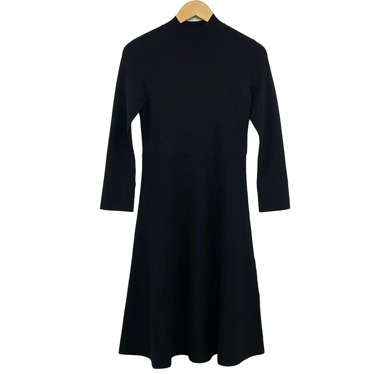 theory luxe(セオリーリュクス) ワンピース サイズ038 M レディース美品 - 黒 ハイネック/長袖/ロング/ニット