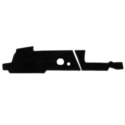 FJCRAFT 【X138】 トヨタ 互換品 ランドクルーザー250 ランクル250 250系 ダッシュボードマット ダッシュマット 日本製 カーフィール加工 （ブラック） (ヘッドアップディスプレイ搭載車)ts
