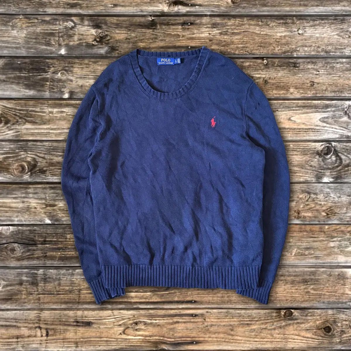 POLO RALPH LAUREN(ポロラルフローレン) クルーネック ニット ネイビー