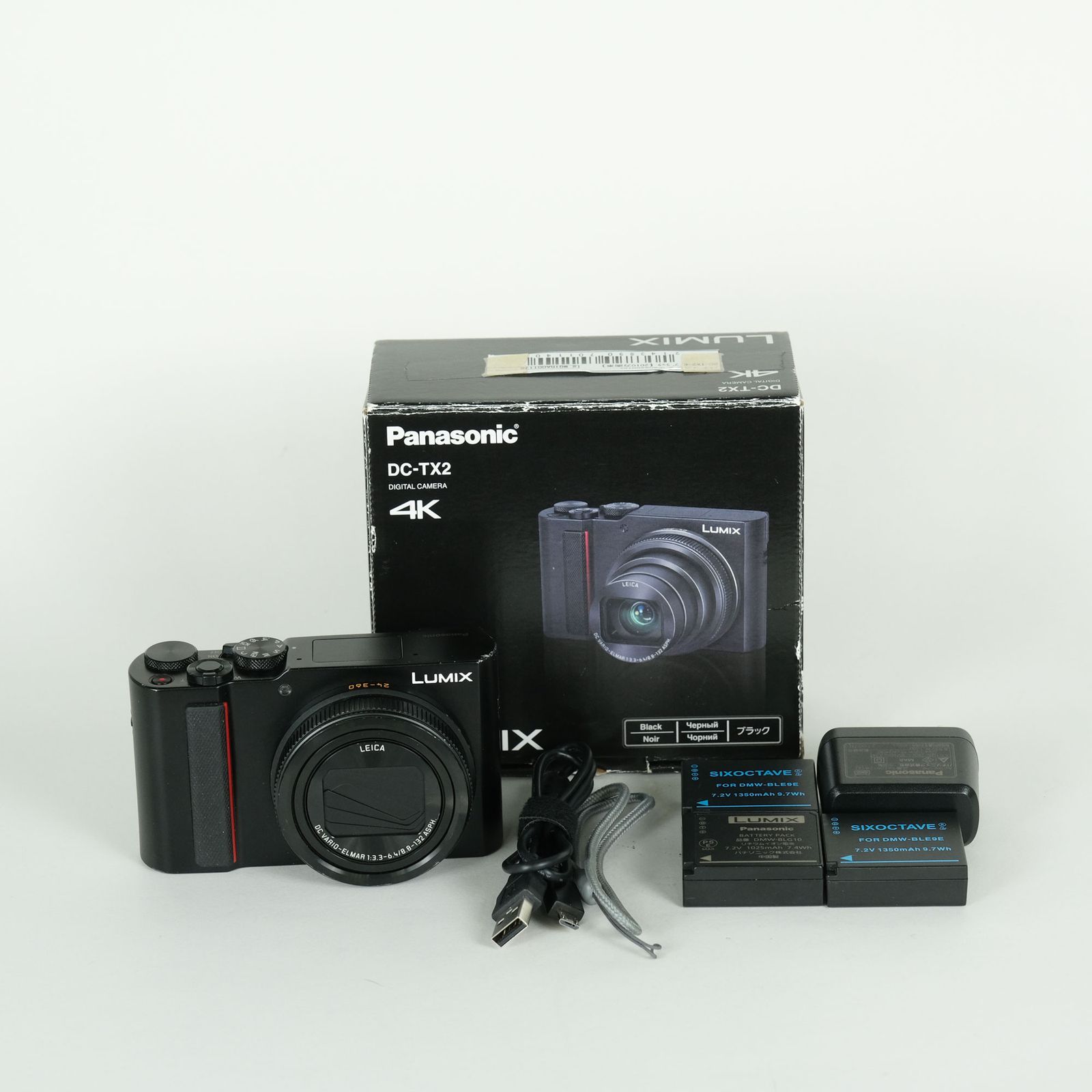 [並品 | シャッター数5,014回] Panasonic LUMIX DC-TX2 ブラック | コンパクトデジタルカメラ 58,500円