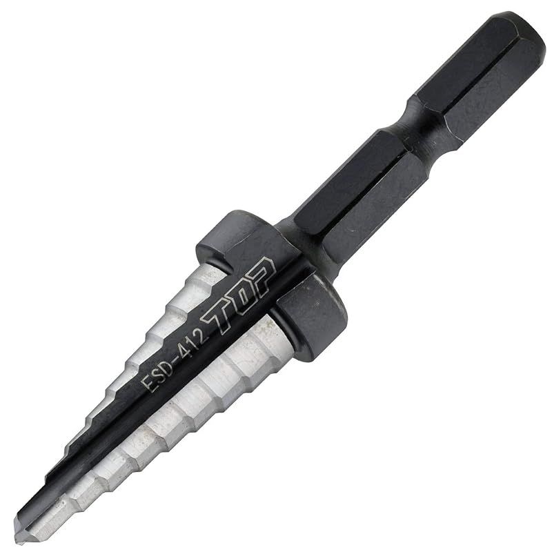 トップ工業 (TOP) 電動ドリル用 六角シャンク ステップドリル 4~12 抜け防止ストッパー付 ESD-412 燕三条 日本製 0 6,215円