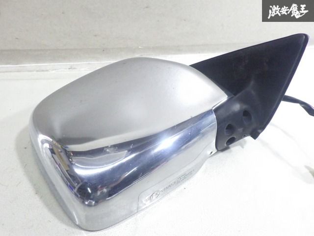 【動作OK/保証付き】トヨタ純正 90系 ランドクルーザープラド ランクル ドアミラー サイドミラー 5ピン 左右セット メッキ MURAKAMI 5349