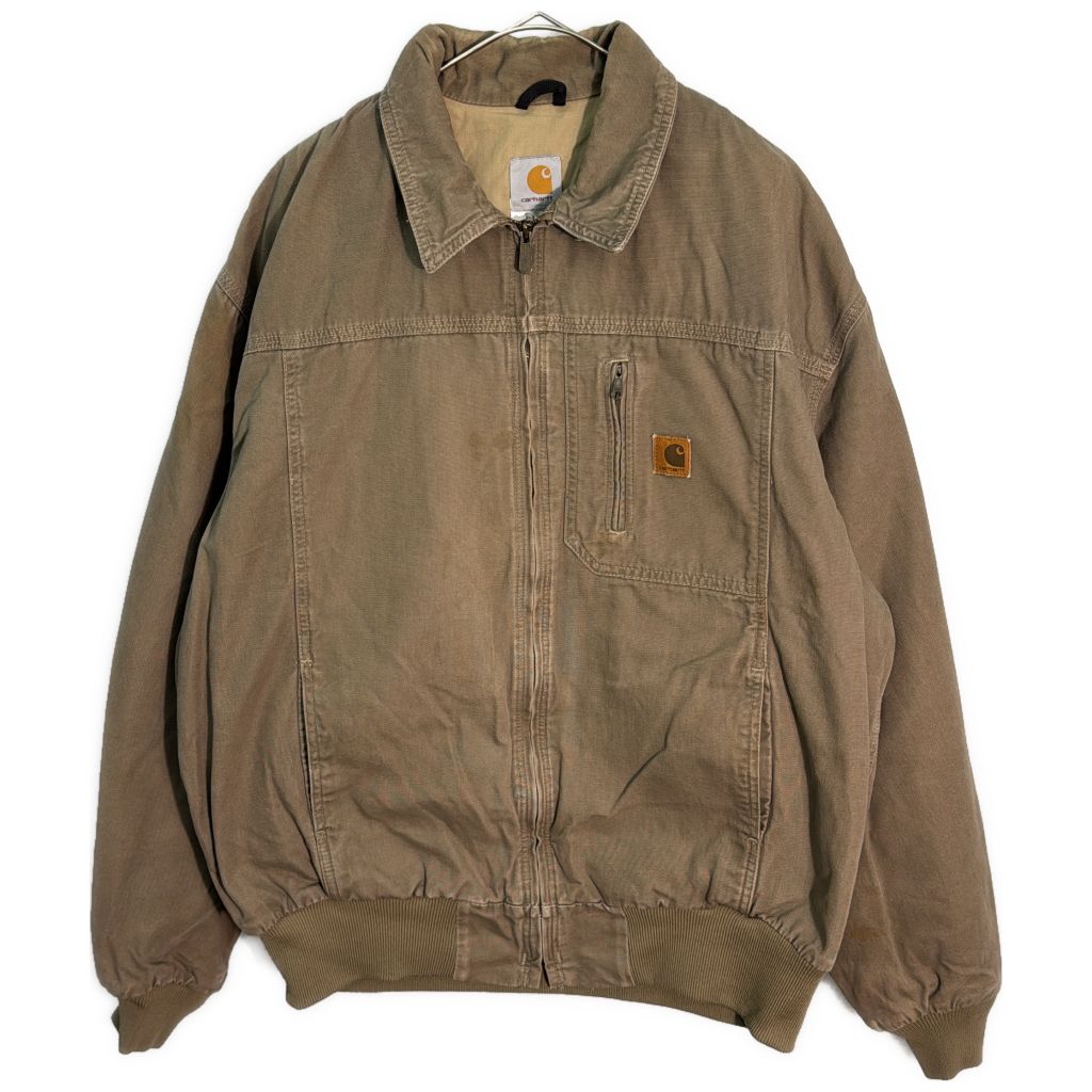 00年代 Carhartt カーハート ワイリージャケット ブラウン(メンズ X-LARGE)中古 古着 Y9585