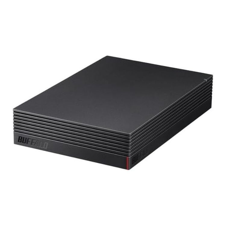 バッファロー 外付けハードディスク 2TB USB3.2(Gen1) PC用＆テレビ録画対応 高耐久CMR HDD採用 静音設計 据え置き 3.5インチ HD-NRCD2U3-BA