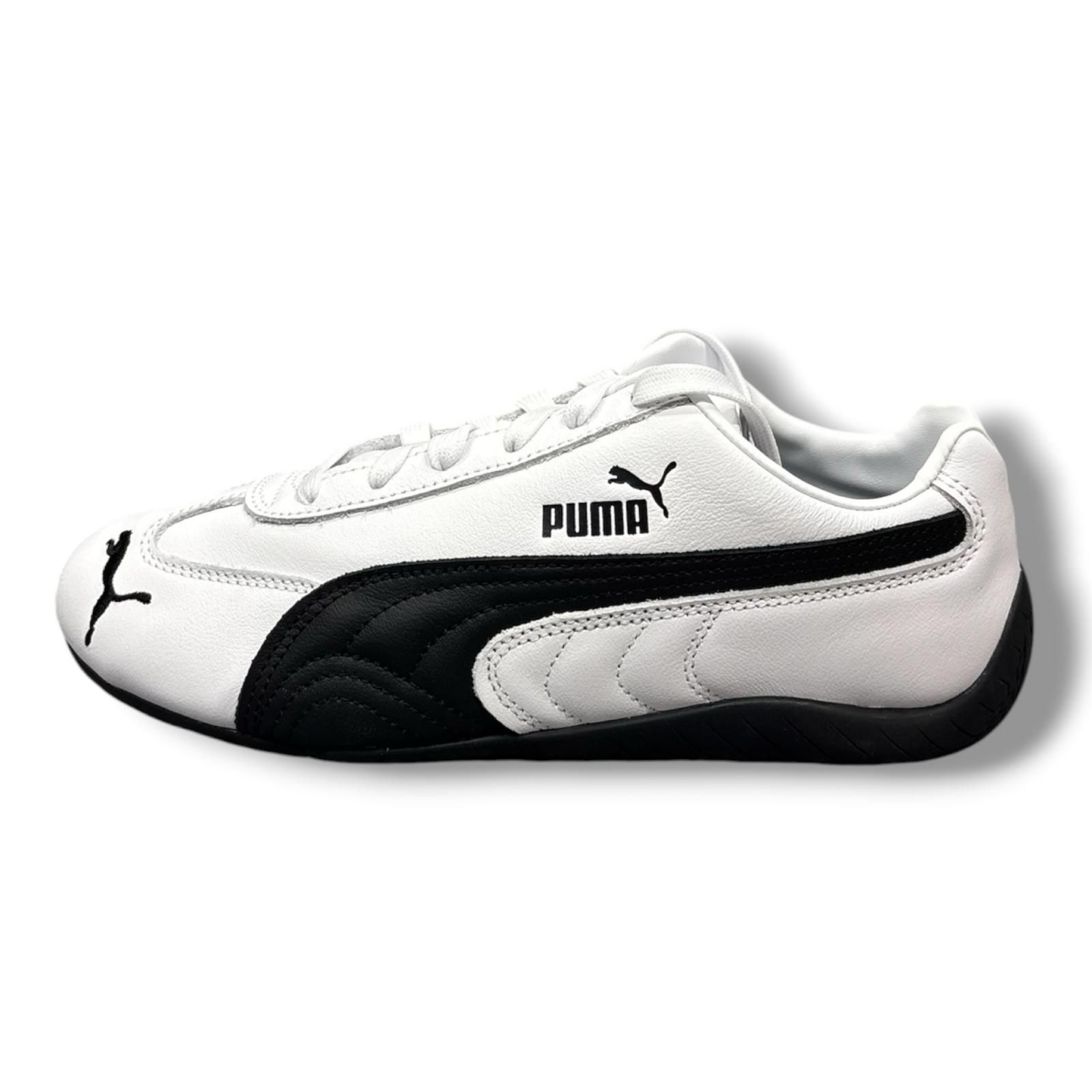 参考上代14300円 未使用 PUMA SPEEDCAT LEATHER スピードキャットレザー ローカットスニーカー プーマ 401603-02 ホワイト 24.5cm （2617MG） 6,675円
