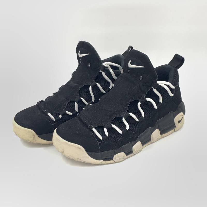 【中古】NIKE AIR MORE MONEY BLACK WHITE 27cm AJ2998-001　ナイキ　エアモア[92]