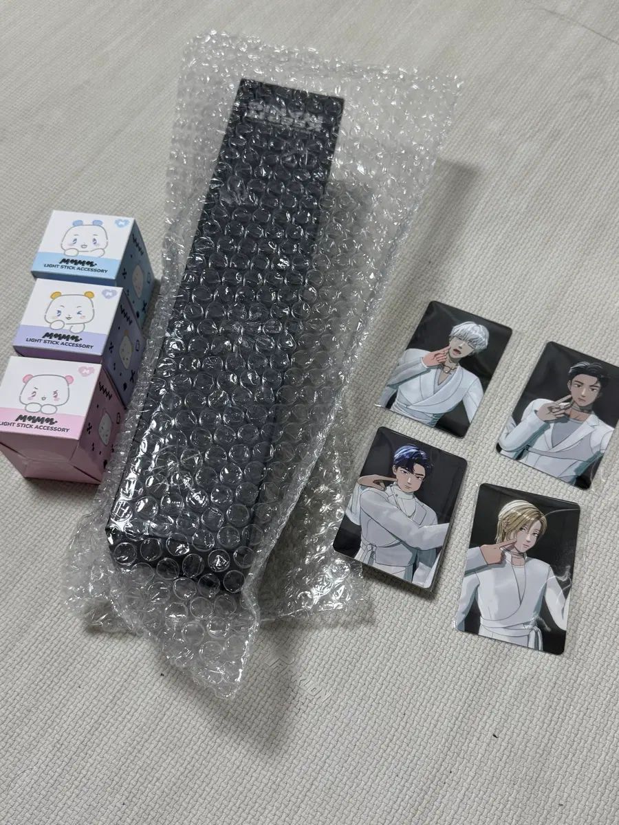 プレイブ ペンライト アクセ 므메미무 3種 + 傘 + 5万円 特典 トレカ