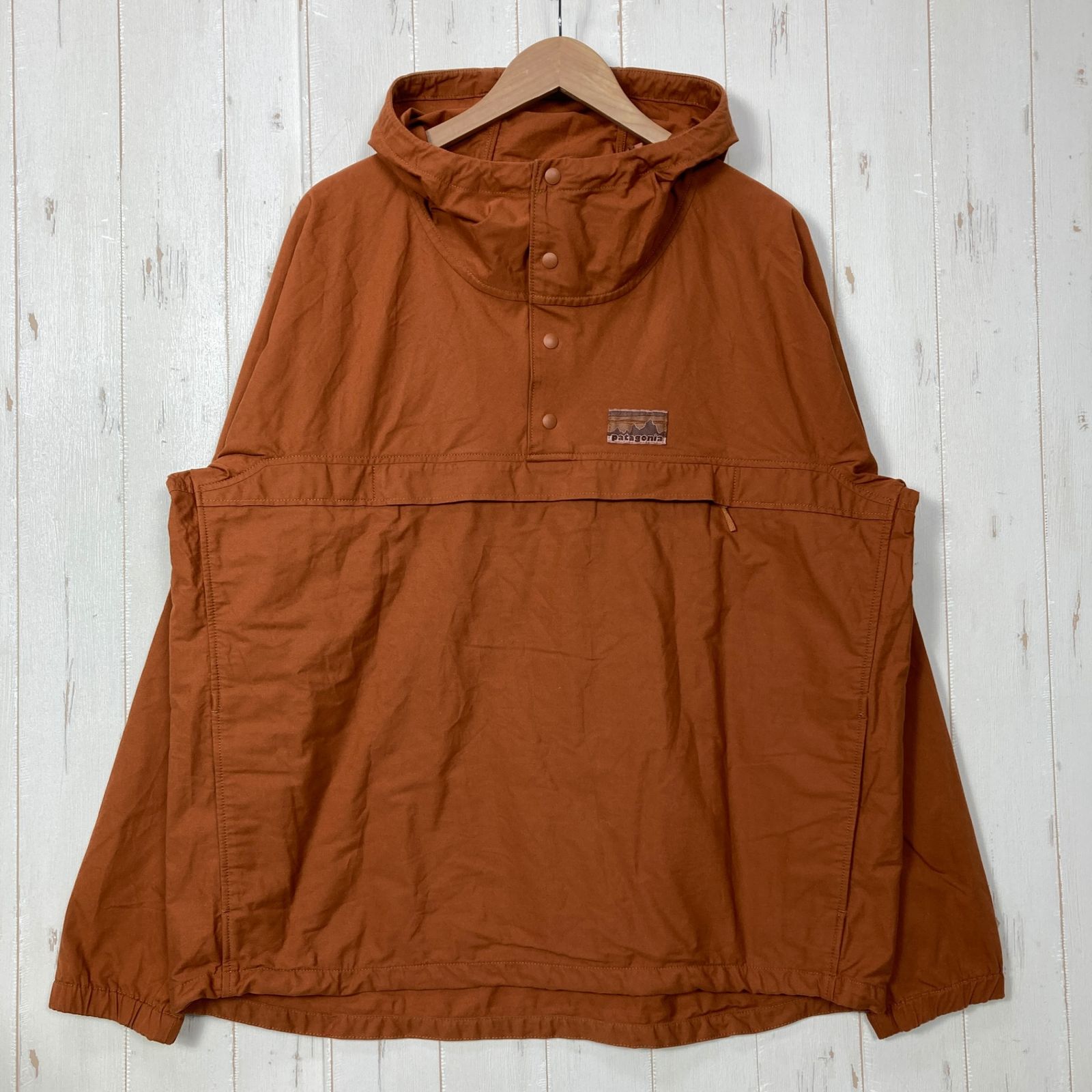 ?️Unisex L ブラウン系 2025 Patagonia ( パタゴニア ) ファンホッガーズ アノラック Funhoggers Anorak ROBN / Robin Brown ジェンダーインクルーシブ プルオーバー コットン ウェア