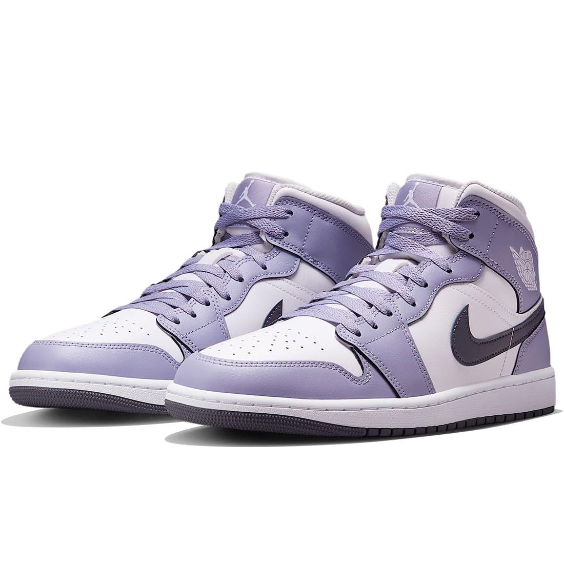 [ナイキ] エア ジョーダン 1 ミッド AIR JORDAN 1 MID ホワイト/インディゴヘイズ/ダークブルーグレー DQ8426-145 26.0cm [26.0 cm]