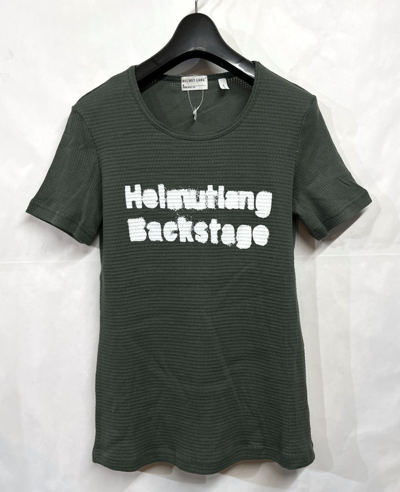 90s ヴィンテージ アーカイブ デッドストック HELMUT LANG｜ヘルムートラング ペンキロゴ Tシャツ