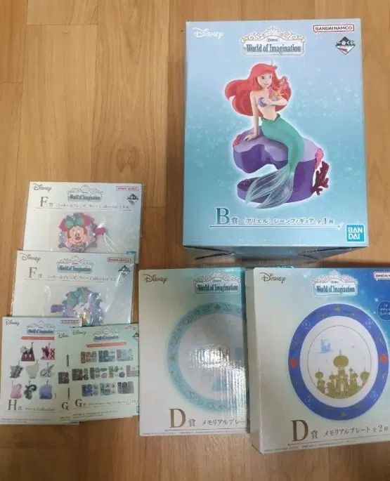 未開封 送料込み4) 一番くじ Disney フィギュア 皿 下位まとめ