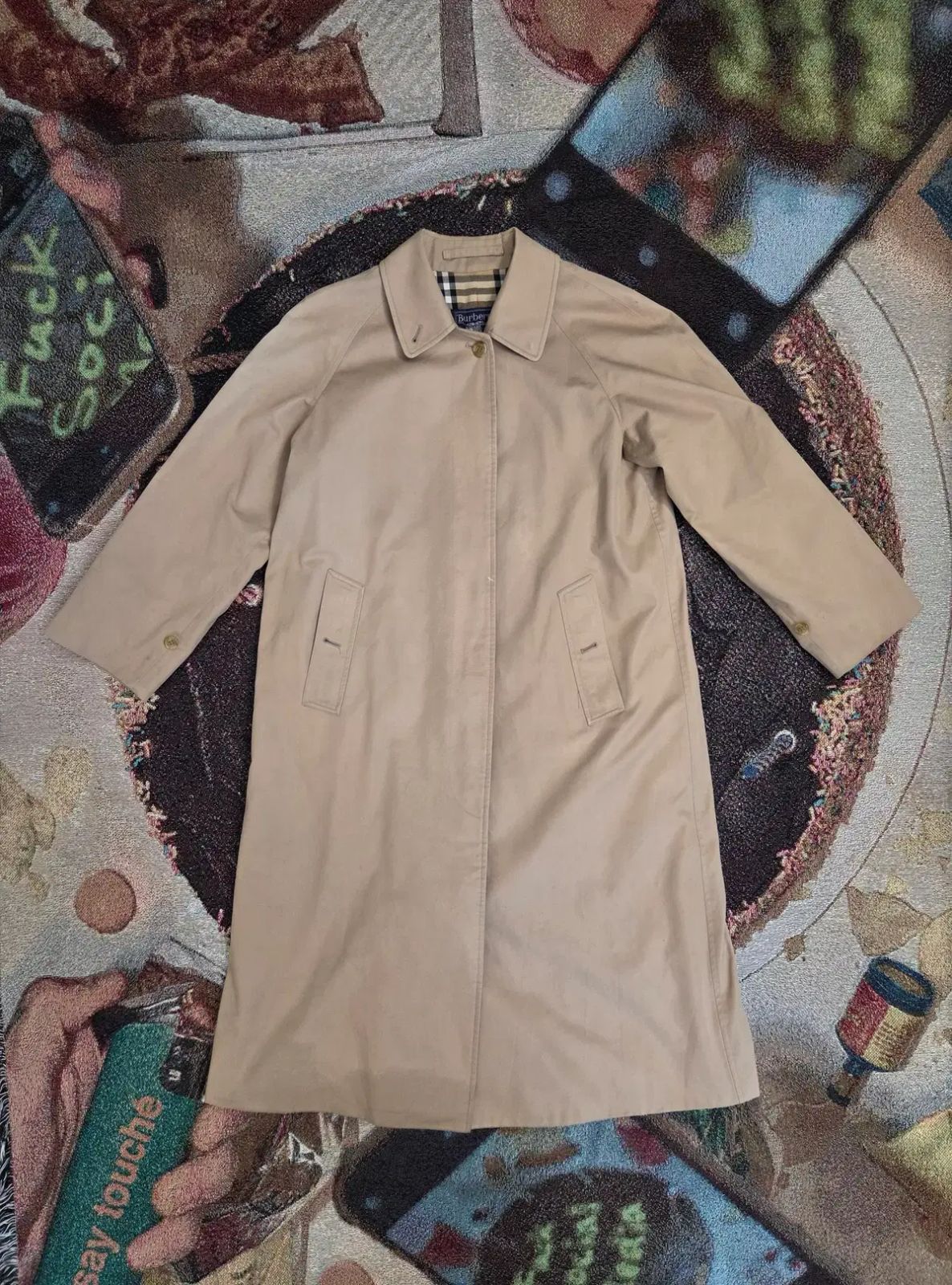 バーバリー BURBERRY トレンチコート ベージュ ロングコート