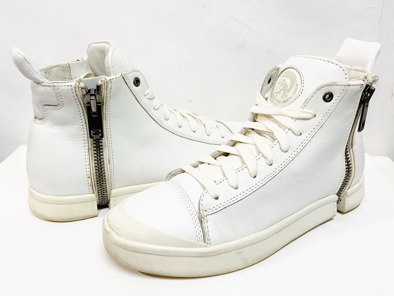 DIESEL ディーゼル S-NENTISH サイドジップ ハイカットスニーカー シューズ 靴