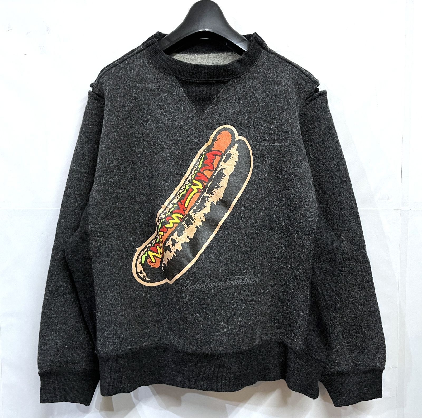 90s ヴィンテージ UNDERCOVER｜アンダーカバー AMBIVALENCE期 small parts スモールパーツ ホットドッグ スウェットニット EXCHANGE