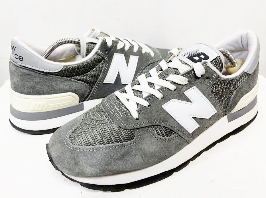 US9/27cm◆米国製 NEW BALANCE｜ニューバランス M990GRY スニーカー グレー シューズ 靴 MADE IN USA ビブラムソール