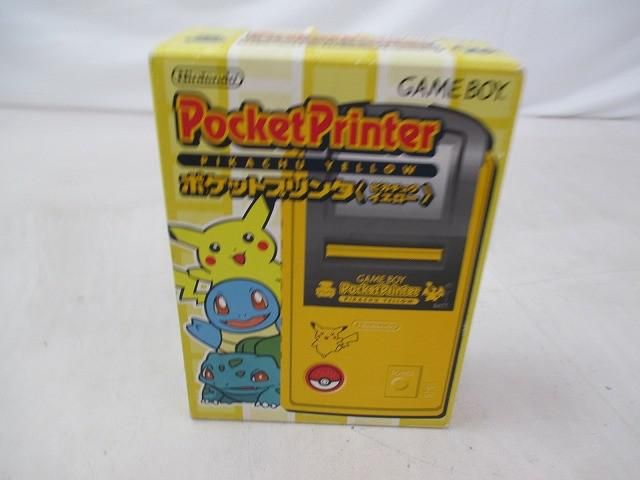 中古品 ゲーム ゲームボーイ アクセサリ-・周辺機器 MGB-007 ポケットプリンタ ピカチュウイエロー 箱付き