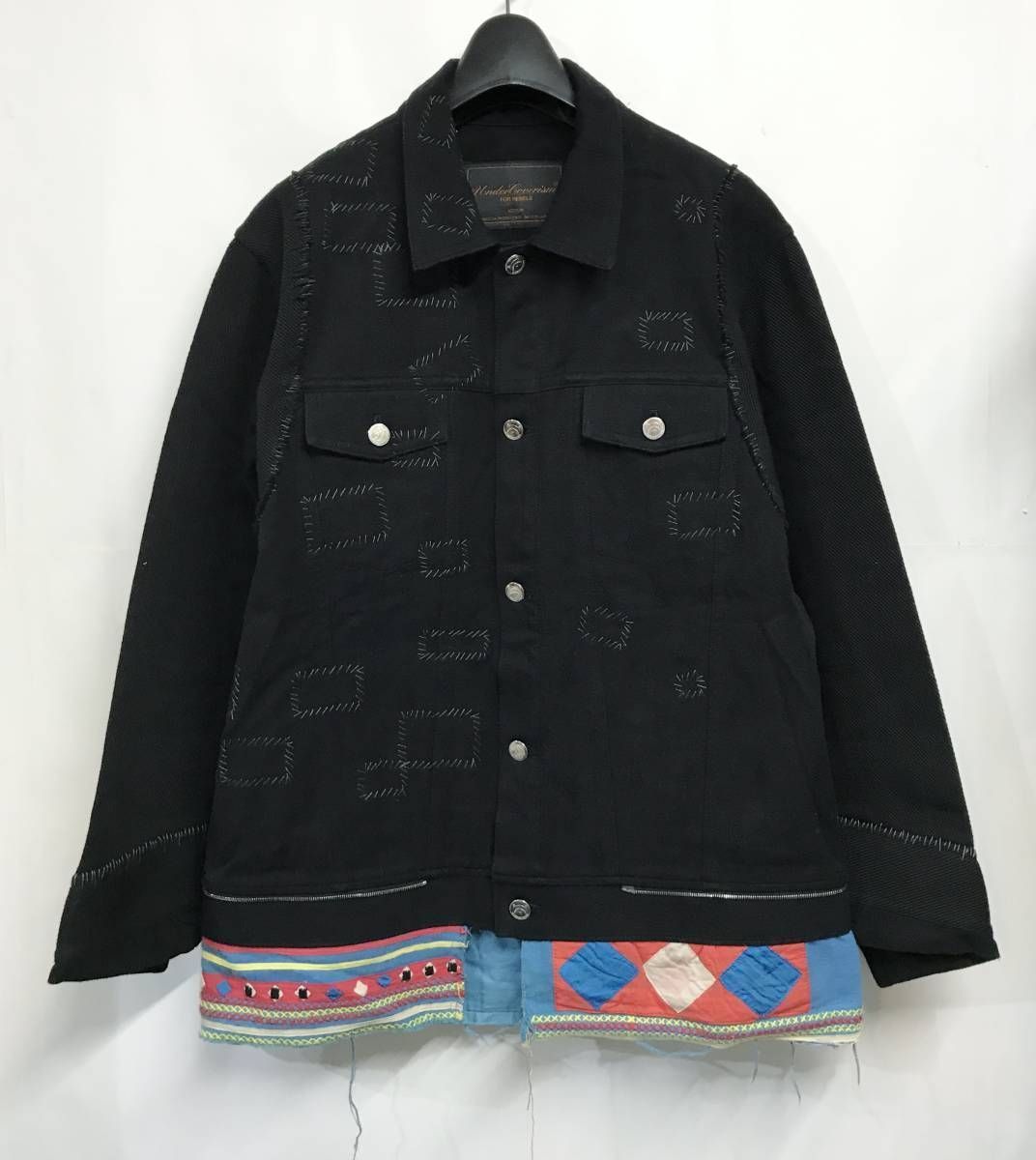 アーカイブ 00s ヴィンテージ UNDERCOVER｜アンダーカバー 2003SS SCAB期 瘡蓋 トラッカージャケット JUN TAKAHASHI 民族柄 SEDITION 108,900円