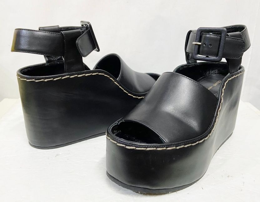 イタリア製 CELINE セリーヌ Plain Sandal 90 ウェッジソール サンダル