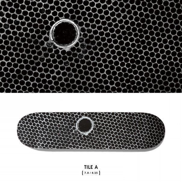 Evisen Skateboards x Daido Moriyama|エビセンスケートボーズ 森山大道 【TILE A/8.25】アートデッキ エビセン/スケートボード/デッキ/スケボー/SKATEBOARD