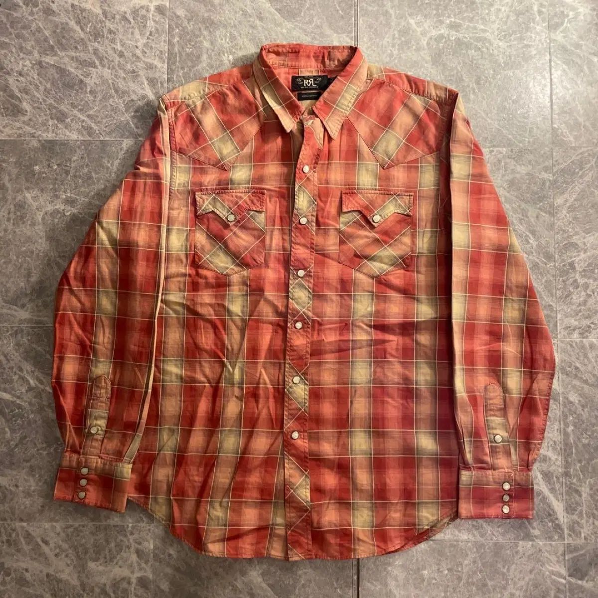 RRL レッド CHECK ウェスタン シャツ L 28,191円