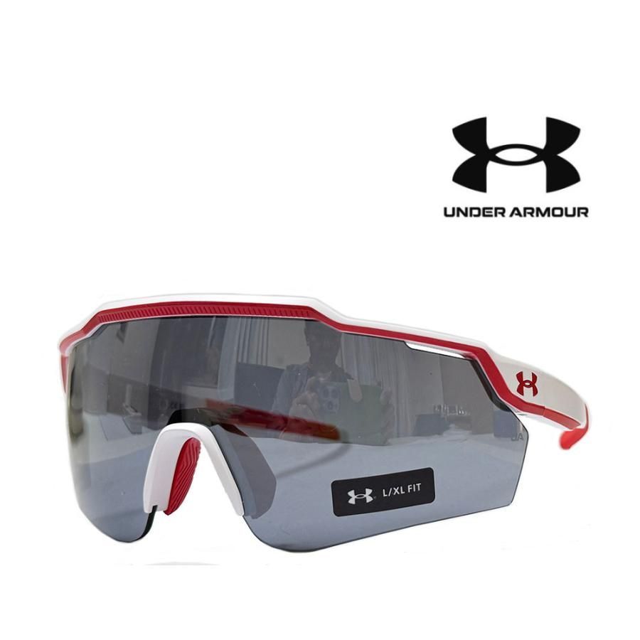 【UNDER ARMOUR】 アンダーアーマー　サングラス　UA Level Up　5SK　ホワイト・レッド　国内正規品