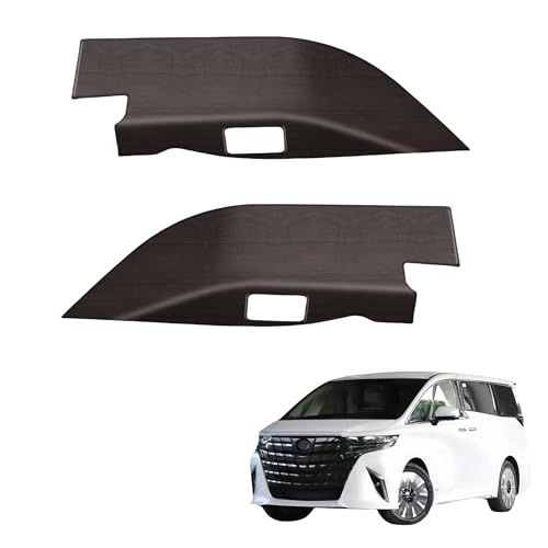 K◆新型アルファード/ヴェルファイア 40系に対応 アクセサリー 中門 パワー ウィンドウスイッチパネルカバー 完全にカバー 専用 グッズ 内装パーツ(艶消し木目調)