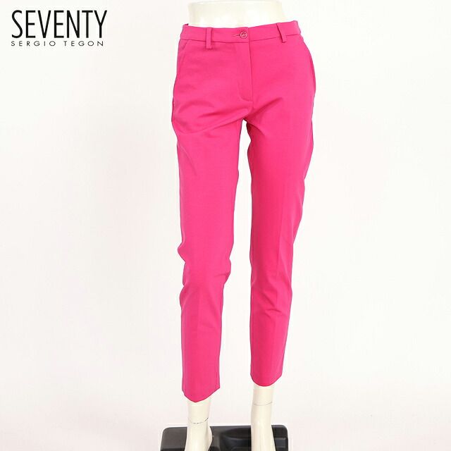 セブンティ SEVENTY レディース ロングパンツ 無地ストレートパンツ ピンク系（サイズ/40）sk0312 9,646円
