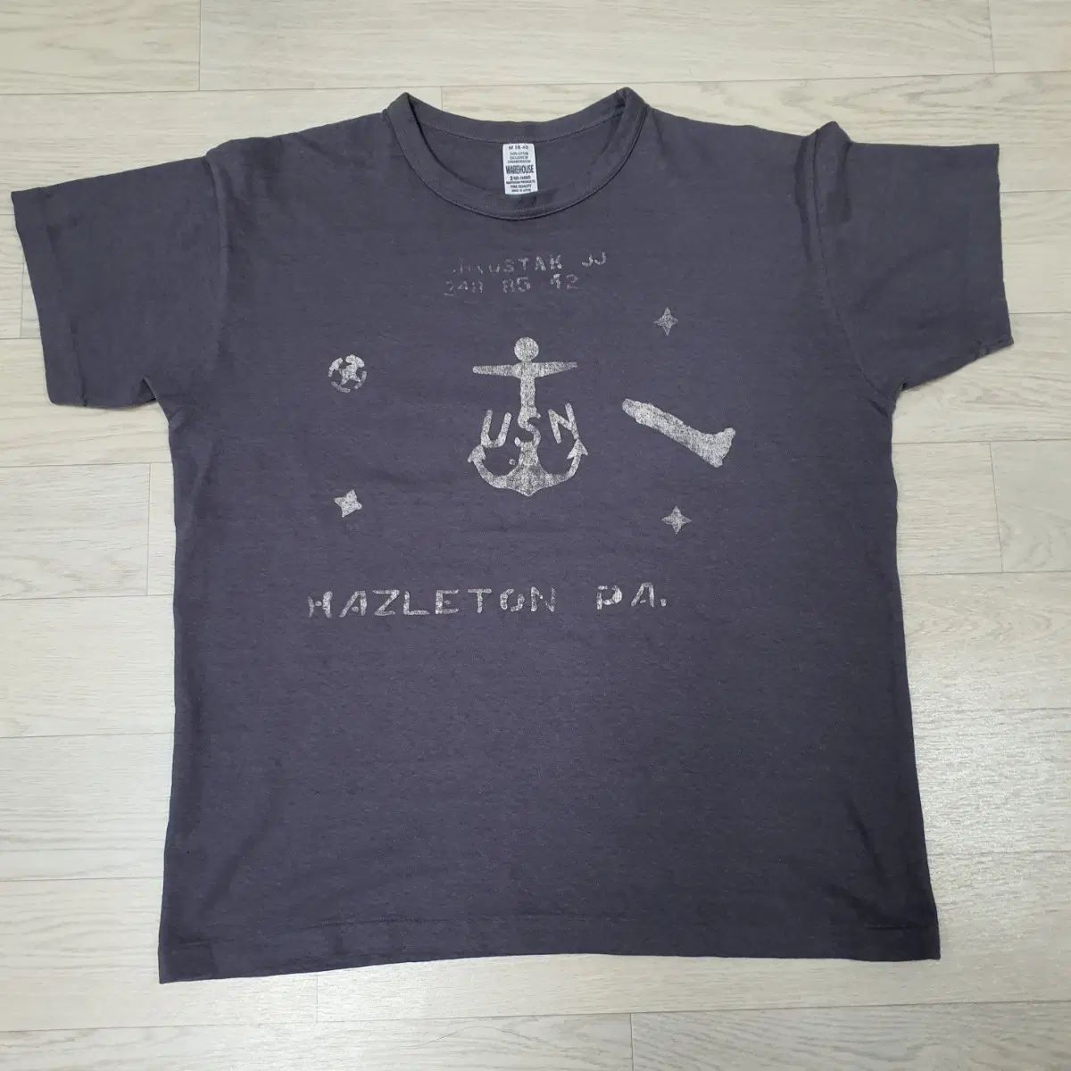 WAREHOUSE ウエアハウス 4064 organ 別注モデル 2nd hand 半袖Tシャツ