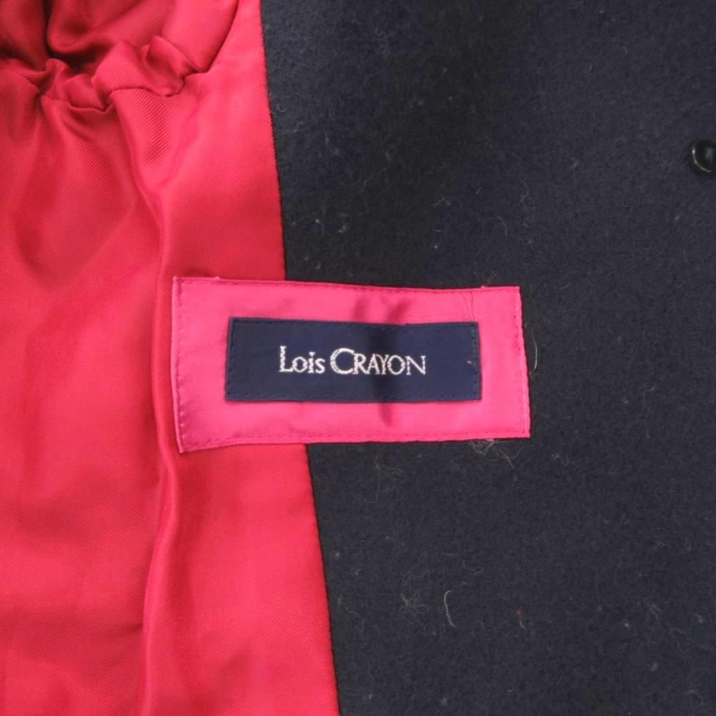 ロイスクレヨン Lois CRAYON ピーコート ダブルブレス アウター M 紺