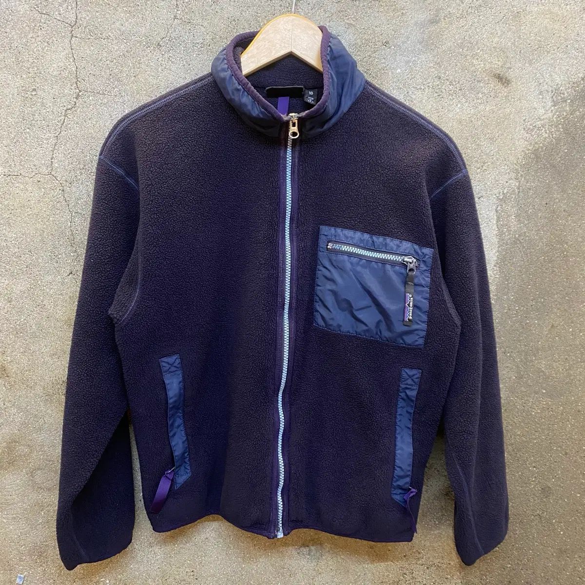 USA製 キッズ patagonia フリース ジップアップ ジャケット