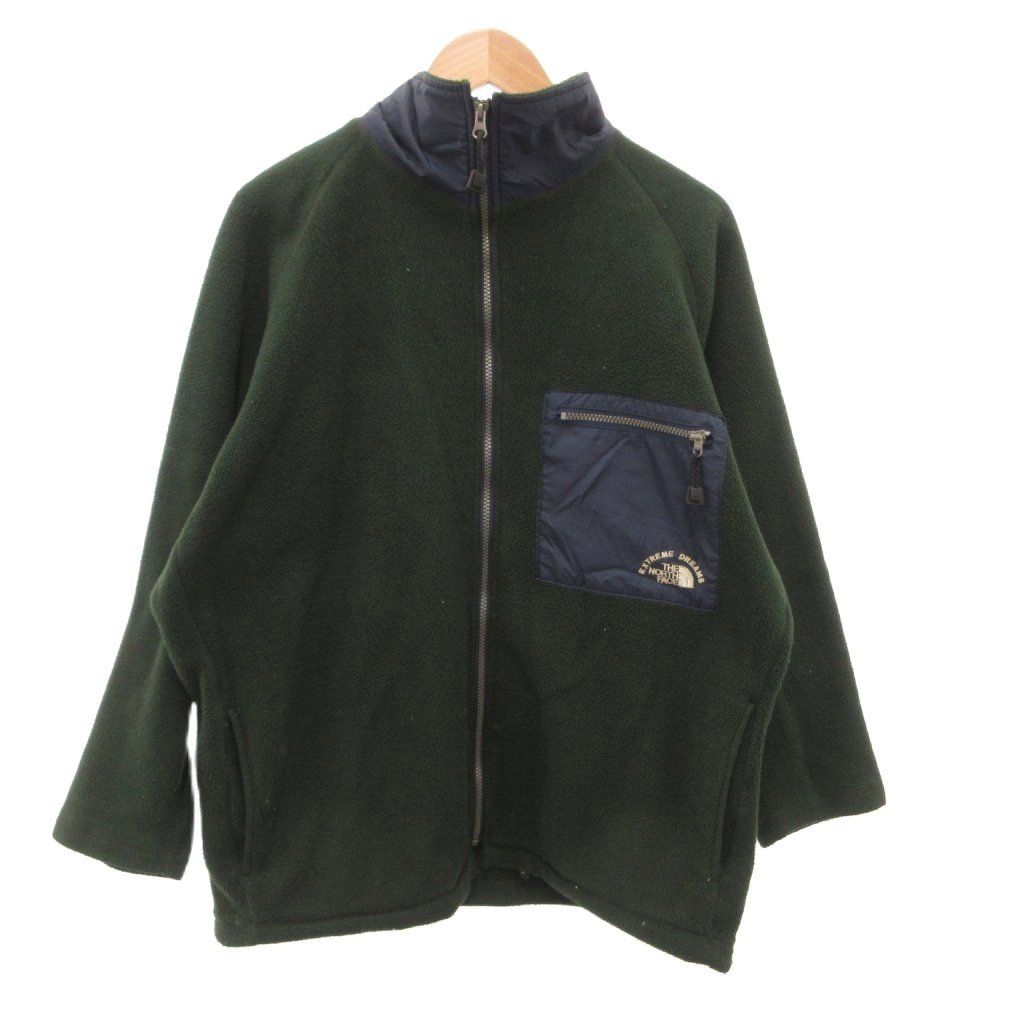 ザノースフェイス THE NORTH FACE ARMADILLA フリースジャケット ブルゾン ジップアップ L 緑 グリーン /JS ■GY50 6,319円