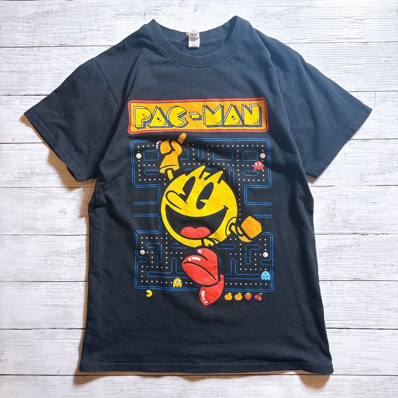 入手困難】PAC-MAN T-shirt パックマン Tシャツ ブラック 黒 ゲーム