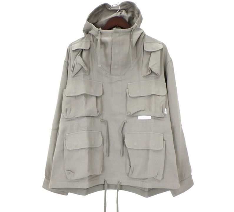 ダブルタップス WTAPS 25AW 【 252WVDT SHM04 】 ミリタリー ツイル プルオーバー フーディーシャツ ジャケット　52990