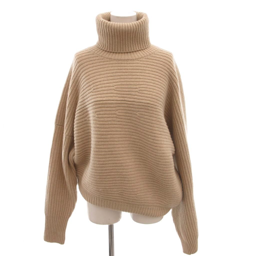 ステラマッカートニー STELLA McCARTNEY ニット セーター 長袖 タートルネック カシミヤ ウール混 XS ベージュ /FF