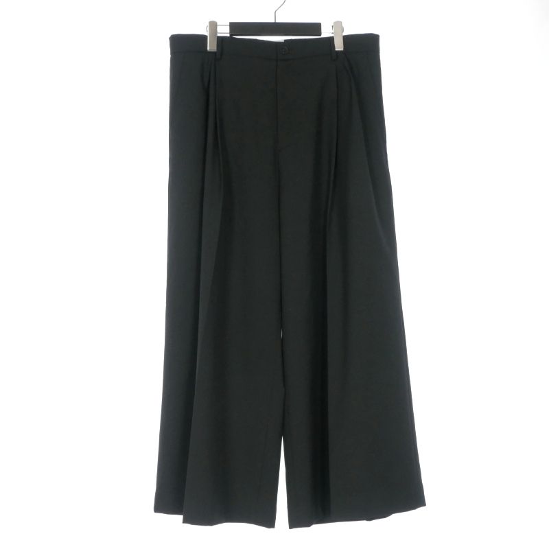 シセ Sise 19AW ダブルワイドパンツ スラックス 1 ブラック 黒 AZ-PT-14 9,438円