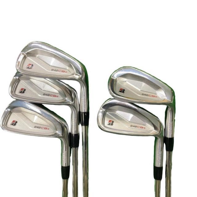 【中古】 ブリヂストン BRIDGESTONE 242CB+ 6S アイアンセット IR NS PRO 950GH neo (フレックスS) メンズ 男性用 右利き 右用 Cランク ゴルフクラブ