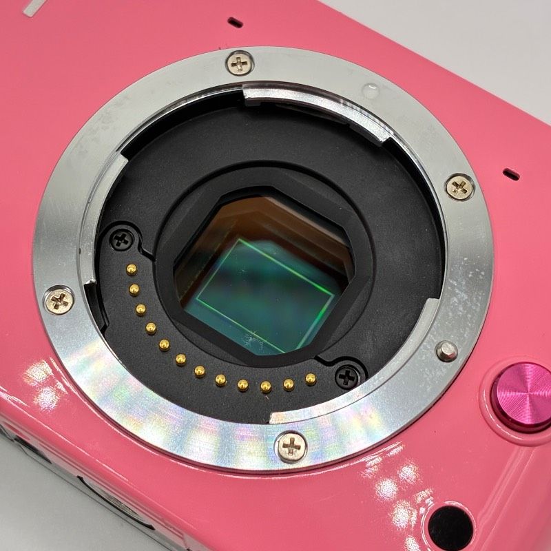 動作確認済】 Nikon 1 J1 Pink ニコン ミラーレス一眼 カメラ ダブル