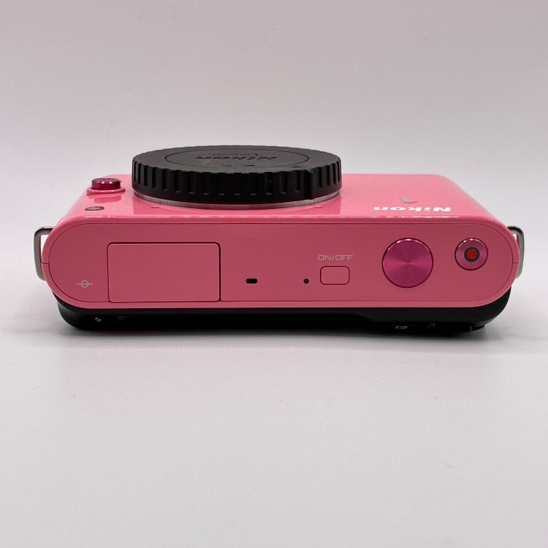 動作確認済】 Nikon 1 J1 Pink ニコン ミラーレス一眼 カメラ ダブル