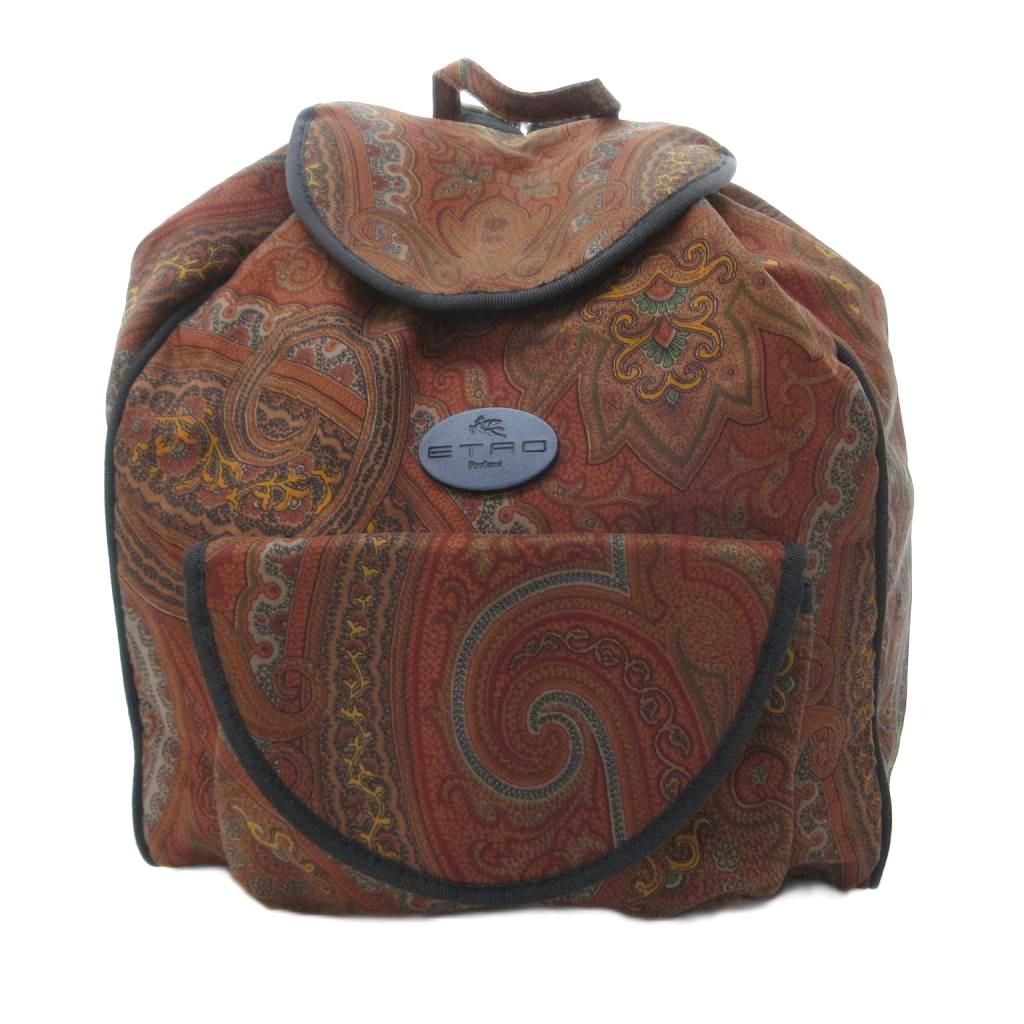 エトロ ETRO リュックサック ペイズリー柄 茶 ブラウン 10,564円
