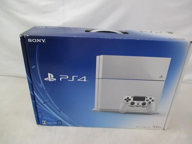 中古品 ゲーム プレイステーション4 PS4本体 CUH-1100A ホワイト 動作品 箱付き 18,250円