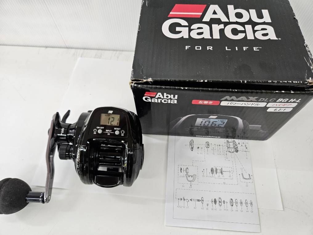 ABU　MAX　DLC BG H-L（12） 左巻き　青物ジギング　タチウオ 8,880円