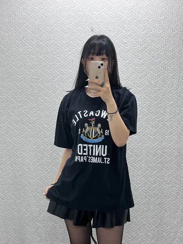 ヴィンテージ Newcastle United FC ロゴ プリンティング 半袖Tシャツ 3XL C14465 6,694円