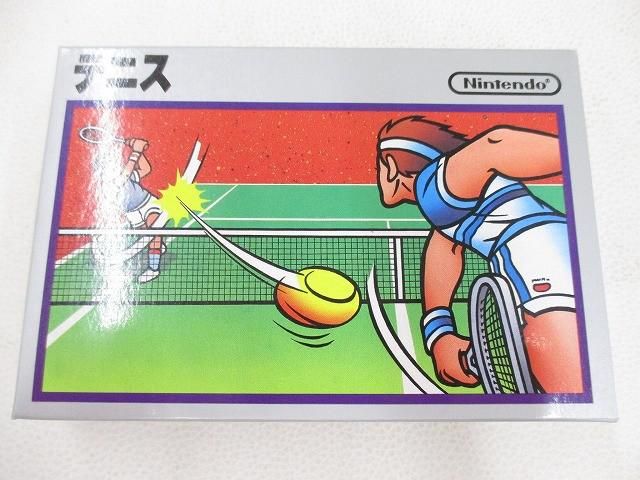 未使用 ゲーム ファミコン ソフト テニス 箱説付き