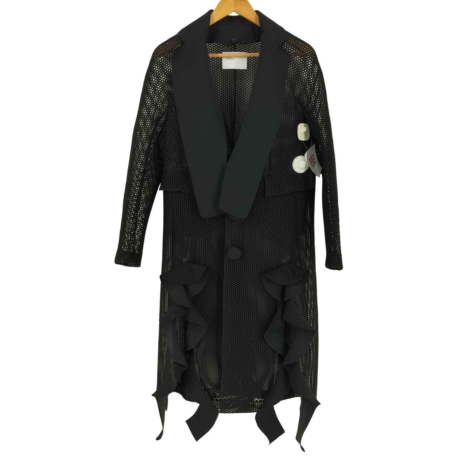 トーガアーカイブス TOGA ARCHIVES フリル変形デザイン メッシュ コート レディース 表記無 26,610円