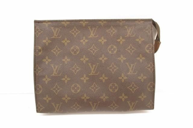 ルイヴィトン LOUIS VUITTON モノグラム ポッシュトワレット 26 クラッチバッグ セカンドバッグ レディース 中古品