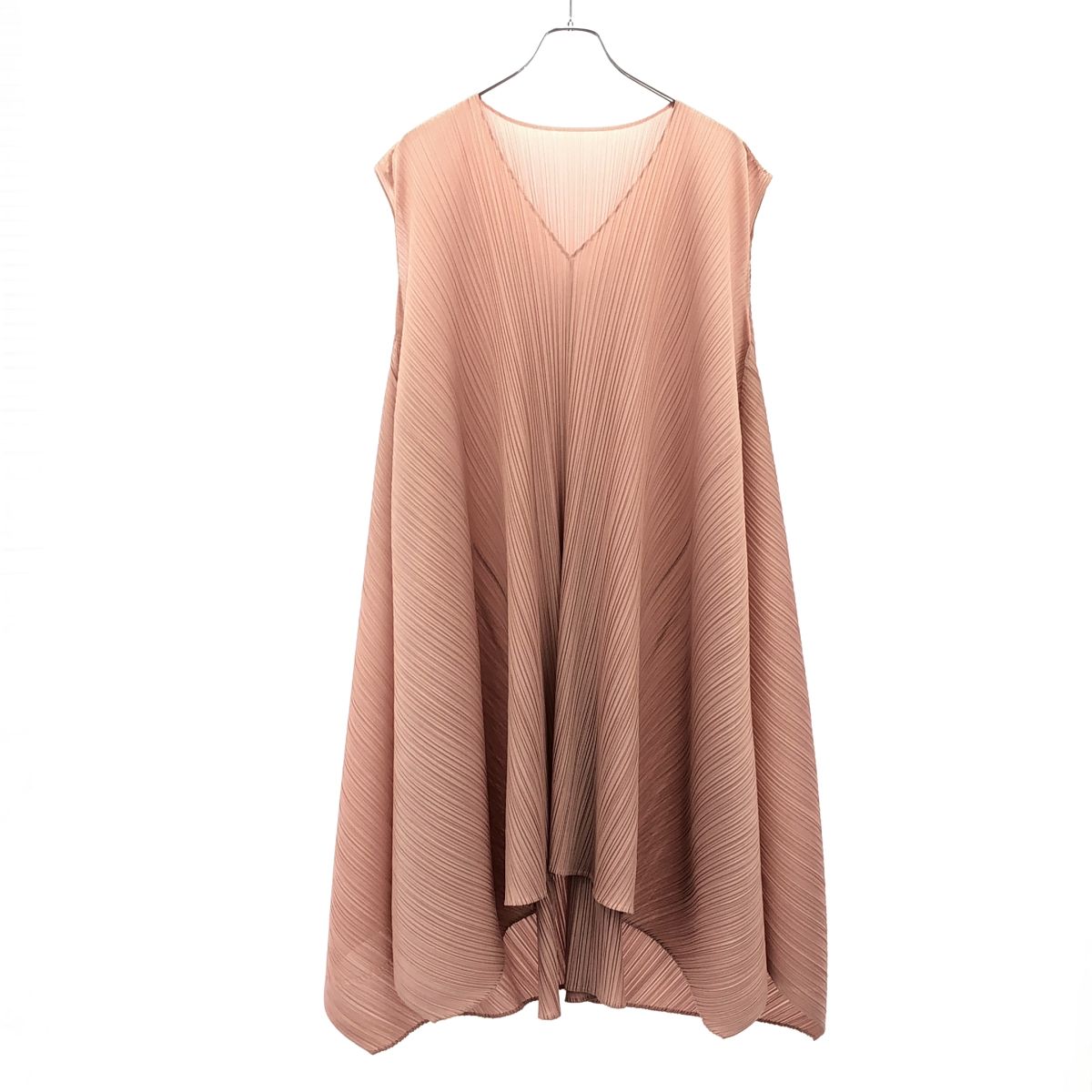 PLEATS PLEASE ISSEY MIYAKE プリーツプリーズ イッセイミヤケ OVERLAPPED ノースリーブワンピース PP01-JH565 ピンク 3