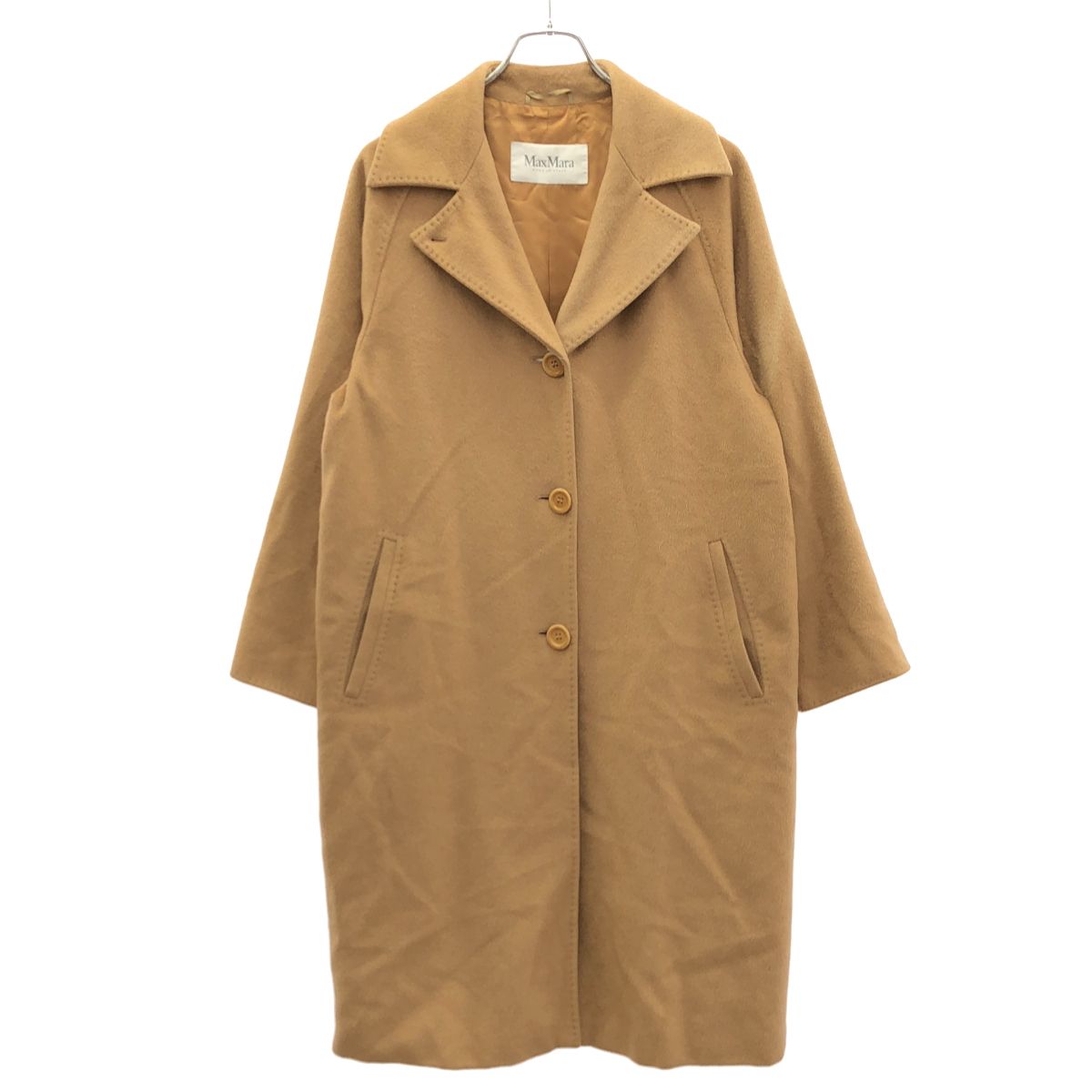 MaxMara マックスマーラ キャメル 3Bコート ベージュ 38