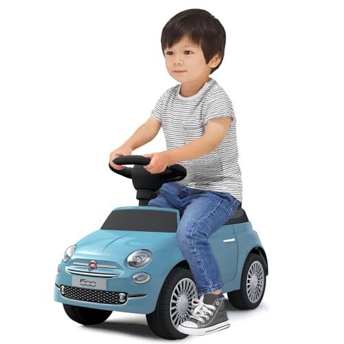 AIJYU TOYS 乗用玩具 足けり フィアット500 足けり玩具 足けり乗用玩具 乗り物おもちゃ (BLUE)ma
